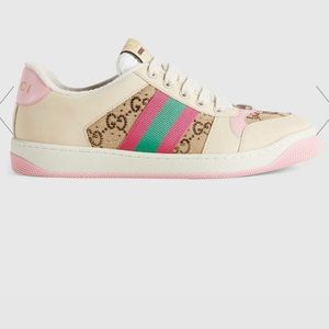 Gucci Women’s Screener Sneakers with Crystals